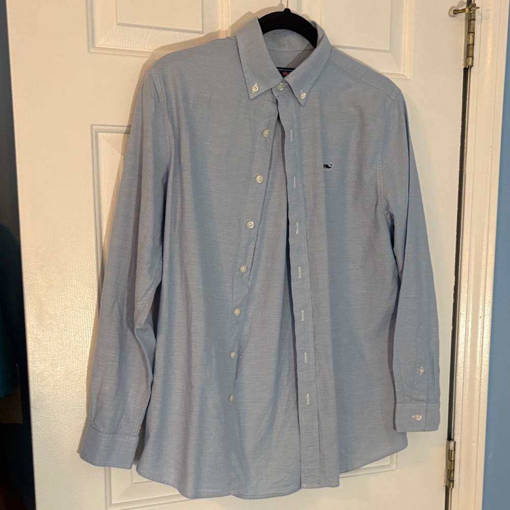 Vineyard Vines Men's Sky Blue Casual Button-Down Shirt